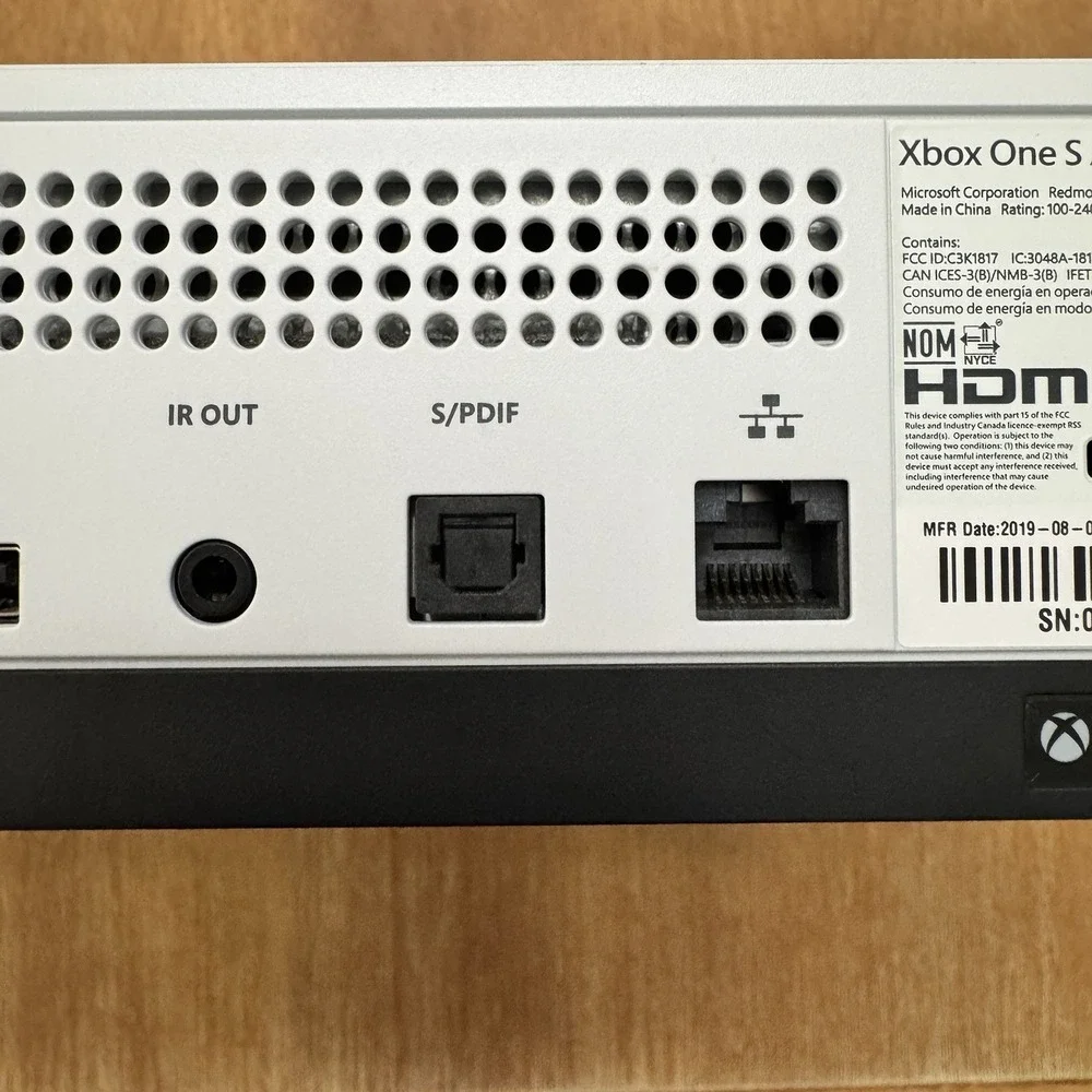 Microsoft Xbox One S All Digital Edition 1TB Console White  TESTED AND WORKING